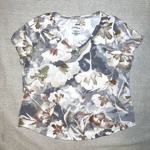Sonoma | Petite Watercolor Floral Everyday Tee | PXL